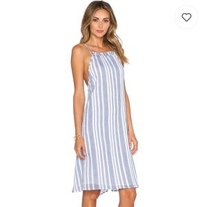 NWT Tularosa Windsor dress in blue and white